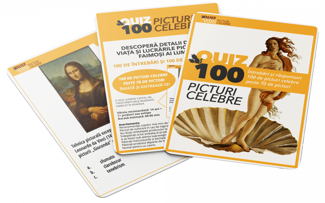 Quiz100 – Jocul de societate suprem pentru iubitorii de artă